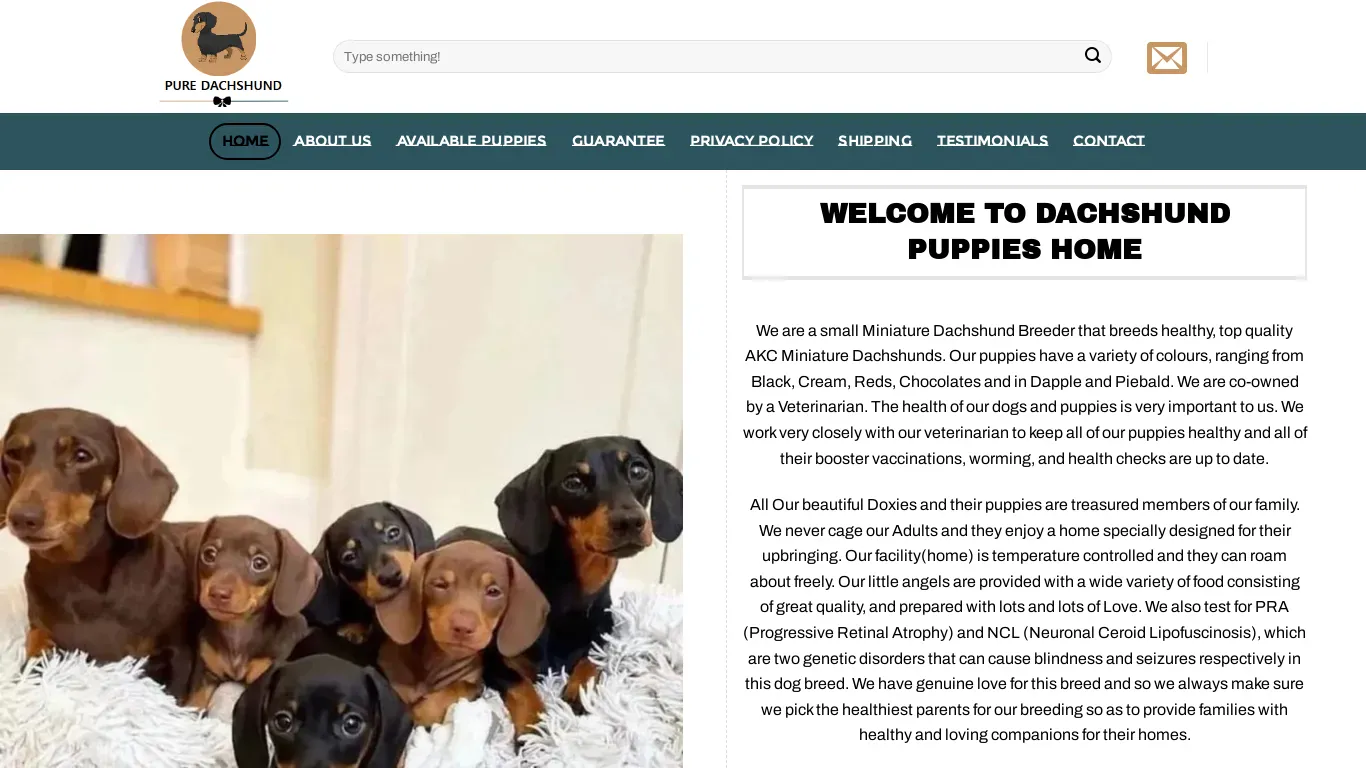 is HOME - Pure-Dachshund legit? screenshot