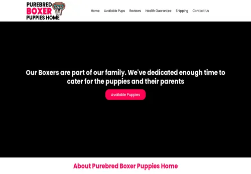 is purebredboxerpuppieshome.com legit? screenshot