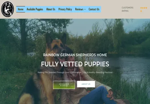 is rainbowgermanshepherdshome.com legit? screenshot