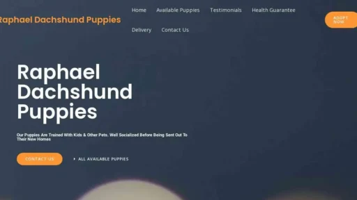 A screenshot of Genlanfamilystbernard.com
