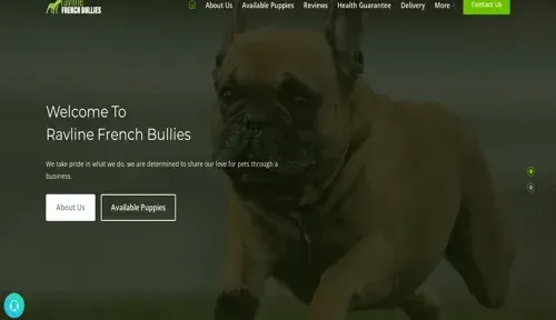 A screenshot of Genlanfamilystbernard.com