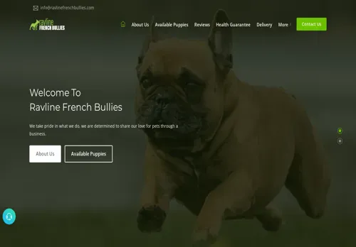 is ravlinefrenchbullies.com legit? screenshot
