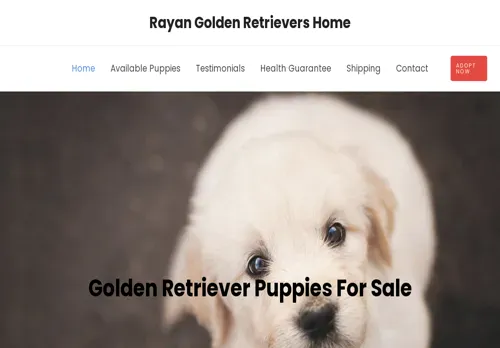 is rayangoldenretrievershome.com legit? screenshot