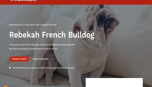 A screenshot of Genlanfamilystbernard.com