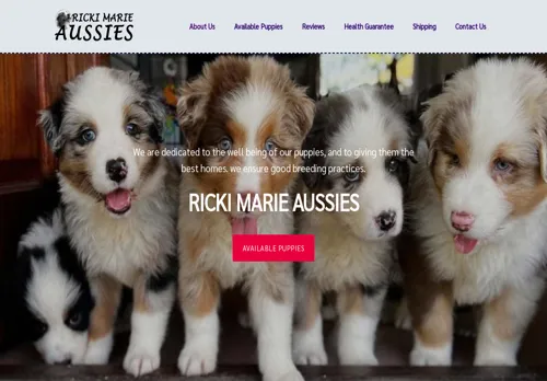 is rickimarieaussies.com legit? screenshot