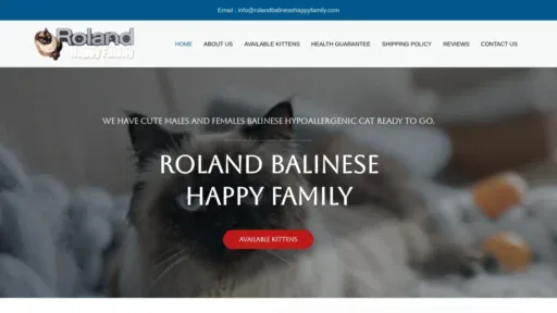 A screenshot of Rolandbalinesehappyfamily.com