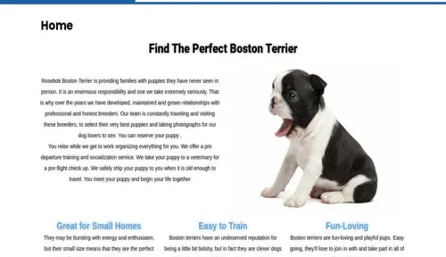 A screenshot of Genlanfamilystbernard.com