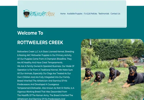 is rottweilerscreek.com legit? screenshot