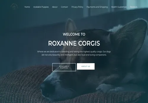 is roxannecorgis.com legit? screenshot
