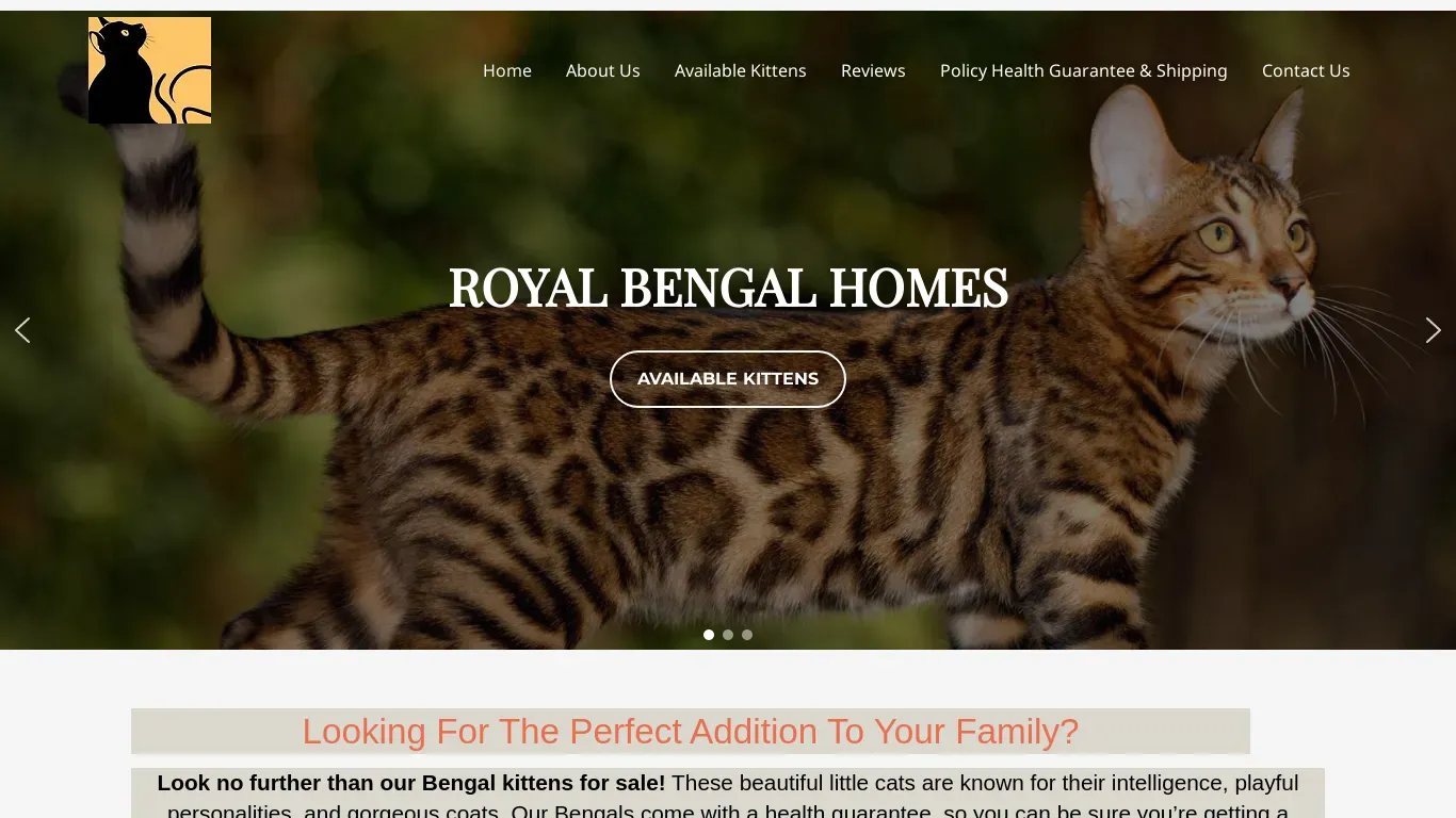 is royalbengalhomes.com legit? screenshot