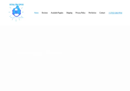 is royalmaltipoopuppies.com legit? screenshot