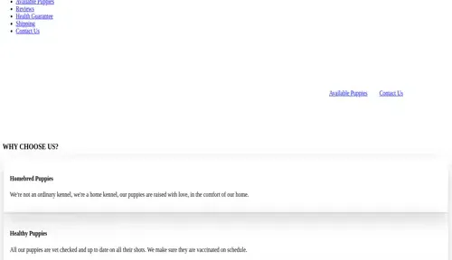 A screenshot of Genlanfamilystbernard.com