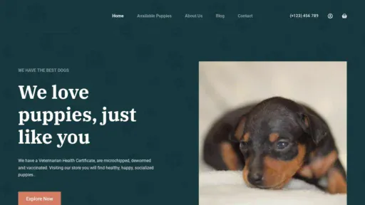 A screenshot of Ryanminiaturepinschers.com