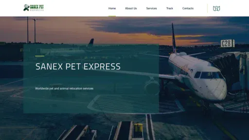 A screenshot of Sanexpetexpress.com