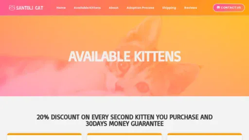 A screenshot of Santolicat.com