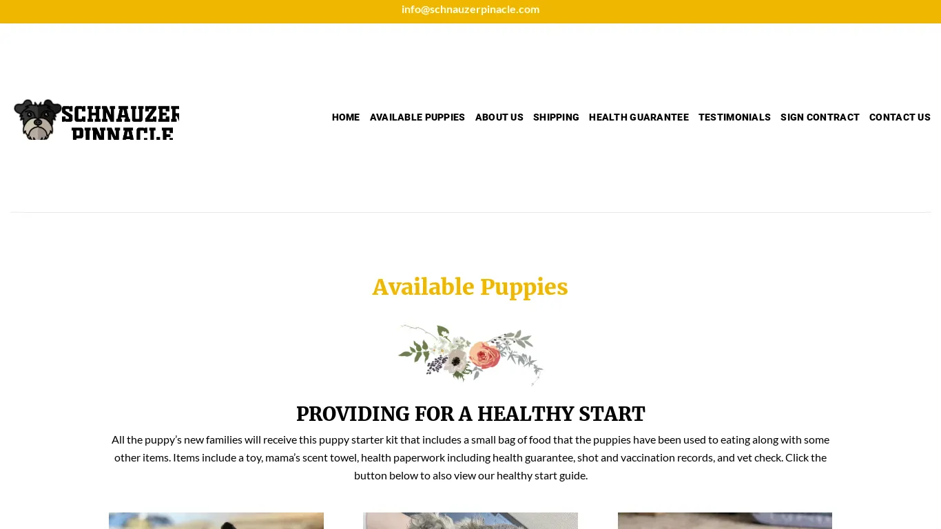 is schnauzerpinacle.com legit? screenshot