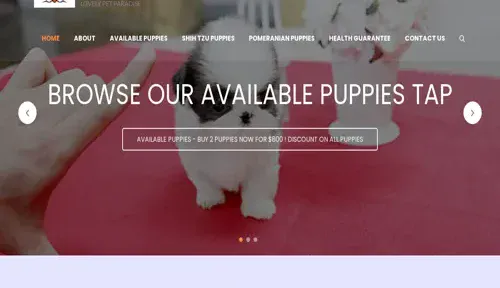 A screenshot of Genlanfamilystbernard.com