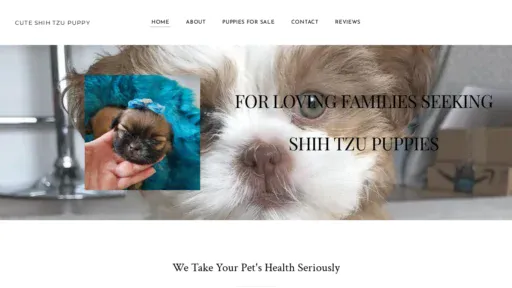 A screenshot of Shihtzupuppy.net