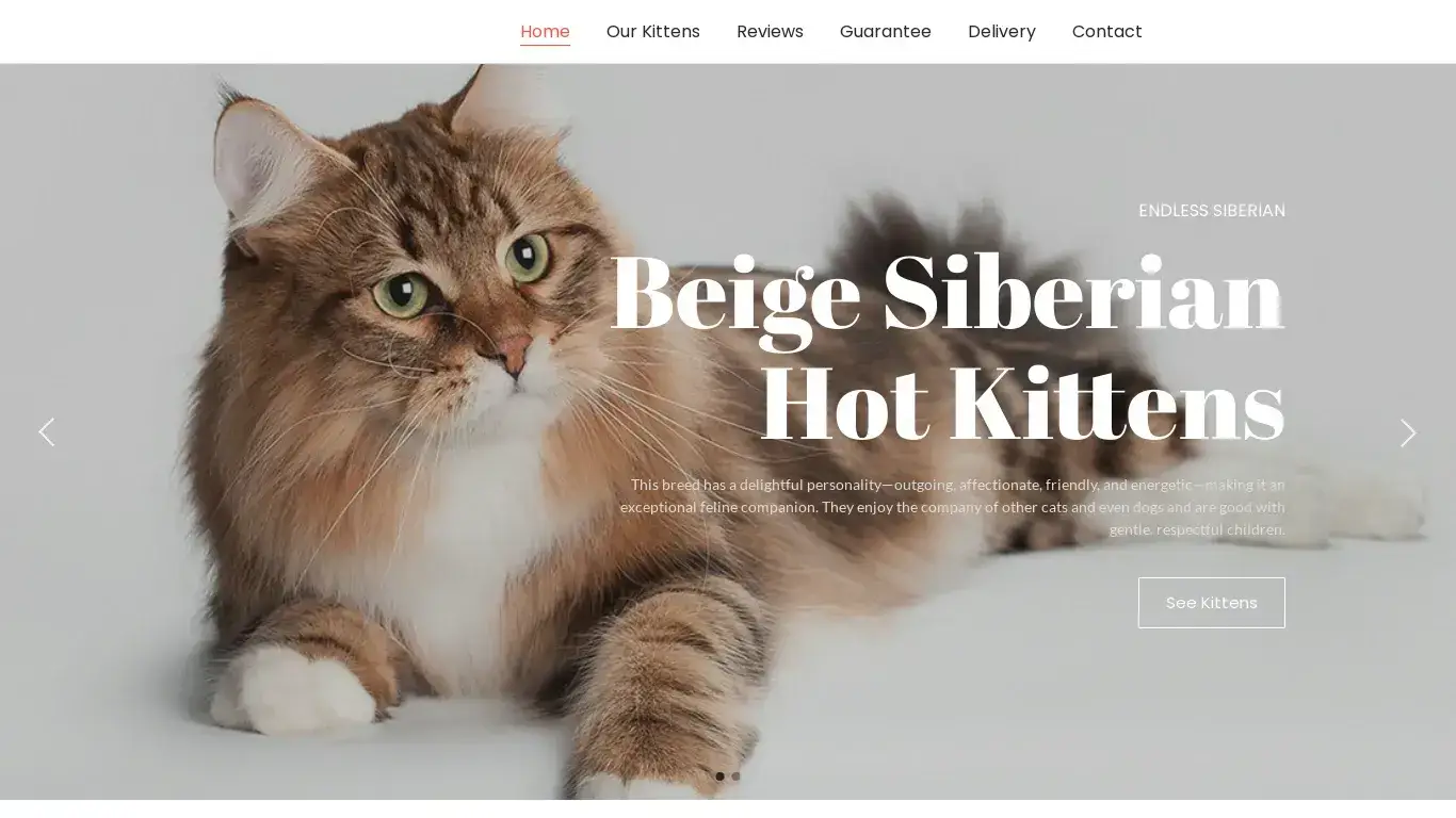 is Sibrerian Cat Home – Home to the cutest kittens legit? screenshot