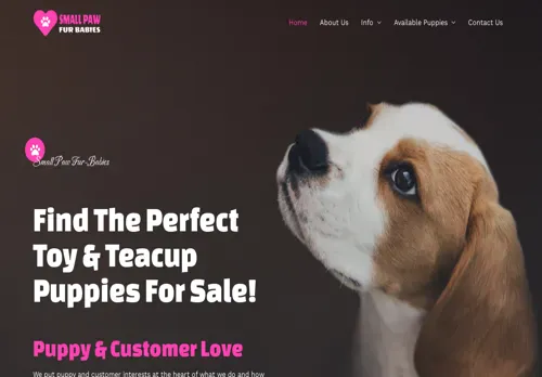 is smallpawfurbabies.com legit? screenshot