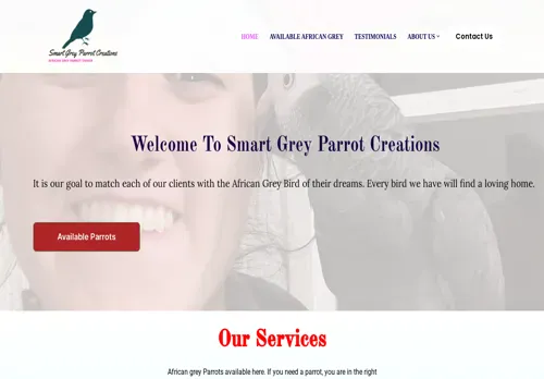 is smartgreyparrotcreations.com legit? screenshot