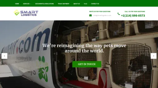 A screenshot of Smartlogisticz.com
