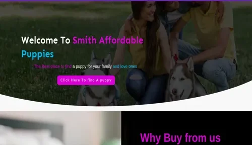 A screenshot of Genlanfamilystbernard.com