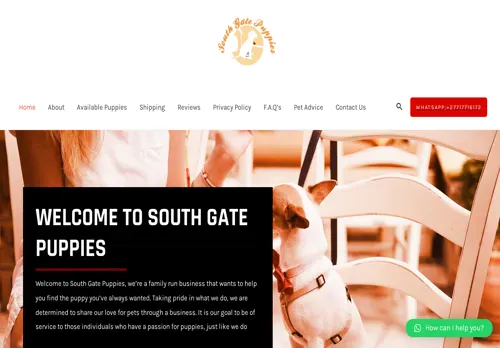 is southgatepuppies.co.za legit? screenshot