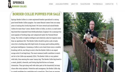 A screenshot of Genlanfamilystbernard.com