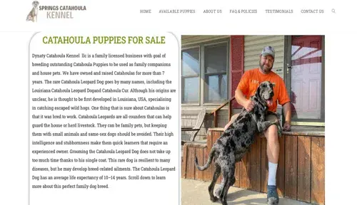 A screenshot of Genlanfamilystbernard.com