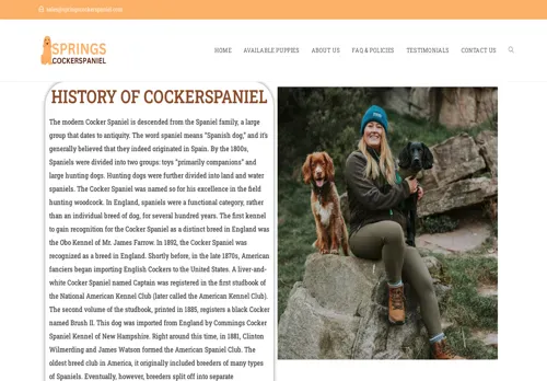 is springscockerspaniel.com legit? screenshot