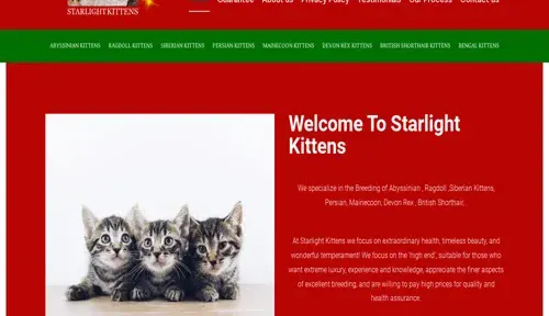 A screenshot of Genlanfamilystbernard.com
