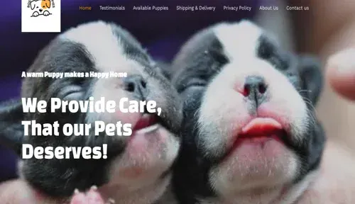 A screenshot of Genlanfamilystbernard.com