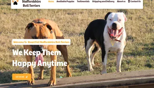 A screenshot of Genlanfamilystbernard.com