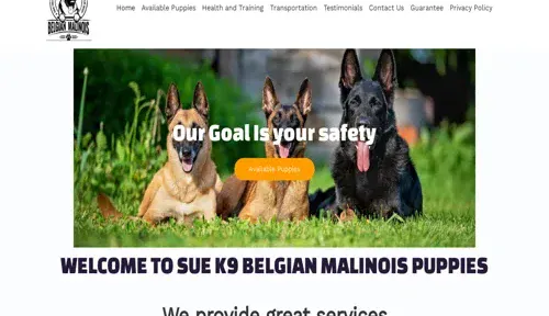 A screenshot of Genlanfamilystbernard.com