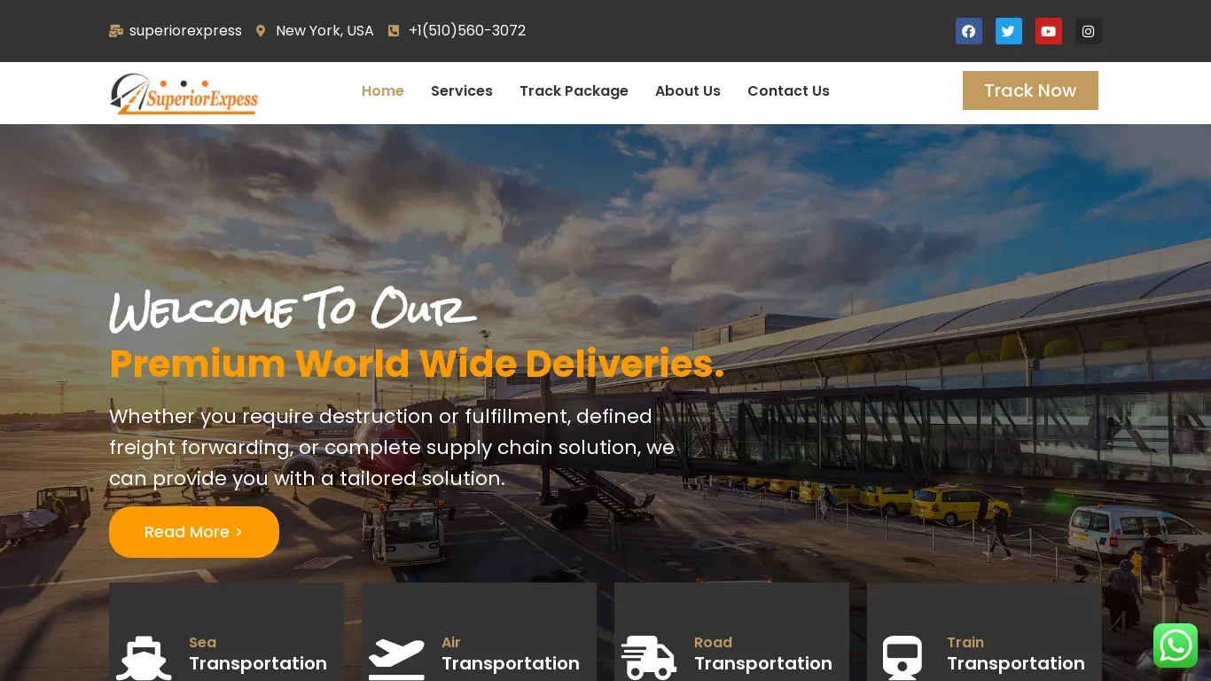 is Superior Express – Premium World Wide Deliveries legit? screenshot