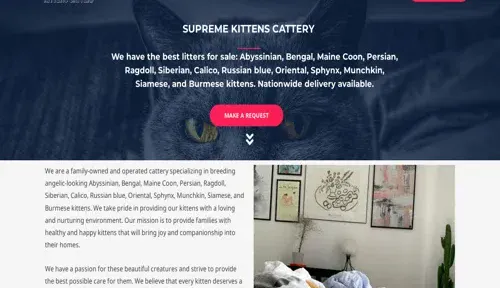 A screenshot of Genlanfamilystbernard.com