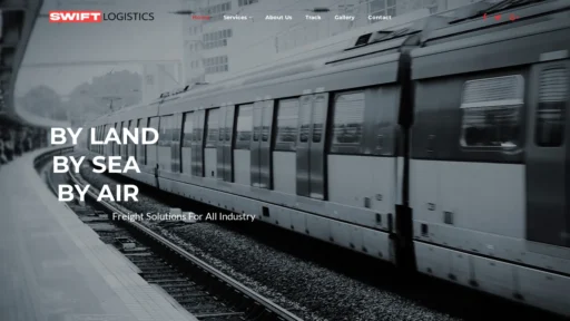A screenshot of Swiftlogisticsservices.org