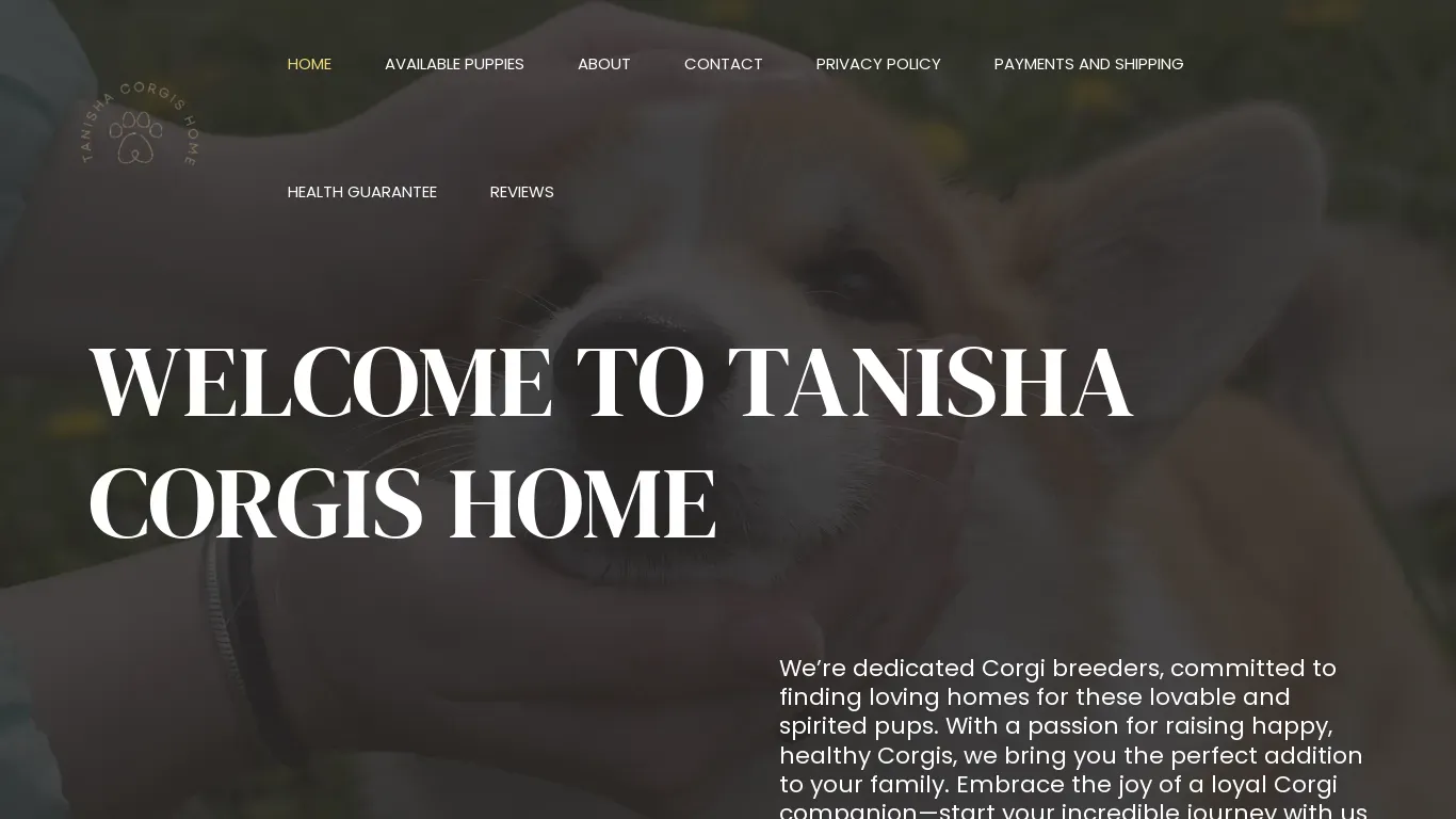 is tanishacorgishome.com legit? screenshot