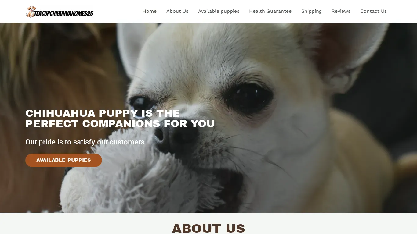 is teacupchihuhuahomes25.com – teacupchihuhuahomes25.com legit? screenshot