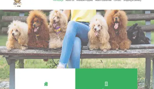 A screenshot of Genlanfamilystbernard.com