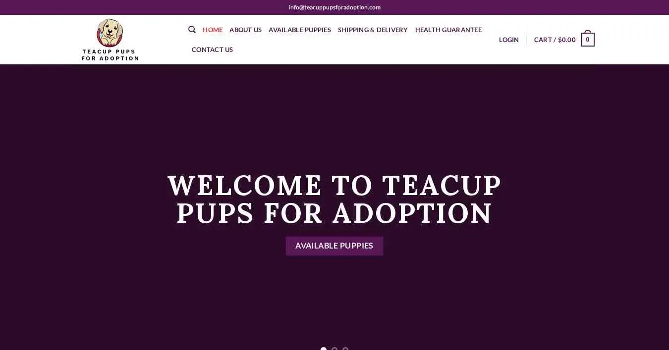 is teacuppupsforadoption.com legit? screenshot