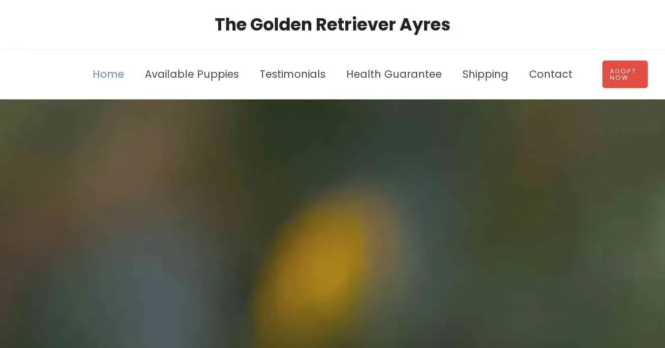 is thegoldenretrieverayres.com legit? screenshot
