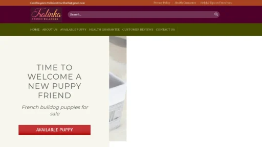 A screenshot of Tralinkafrenchbulls.com