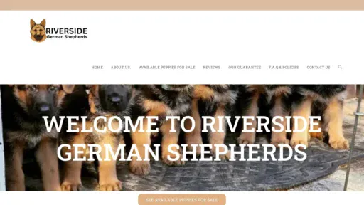 A screenshot of Trentsbeaglehome.com