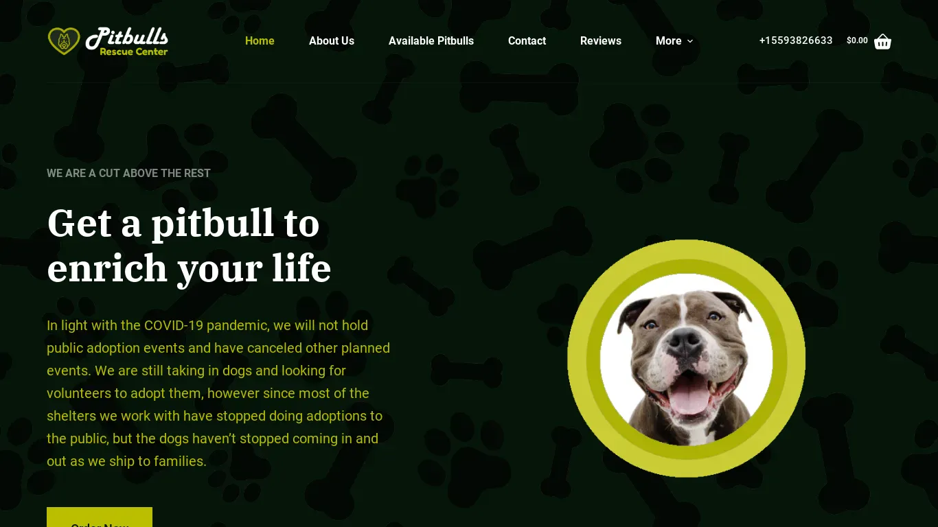 is ukcpitbullrescuedcenter.com legit? screenshot