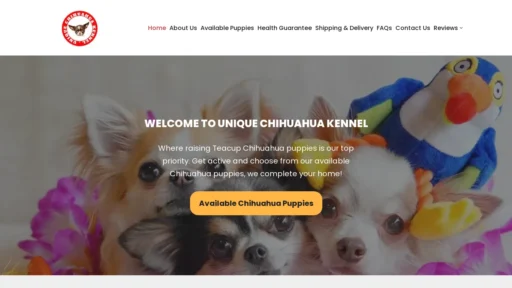 A screenshot of Uniquechiwawaken.com