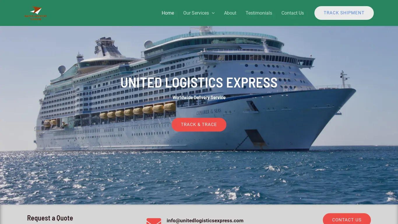 is unitedlogisticsexpress legit? screenshot