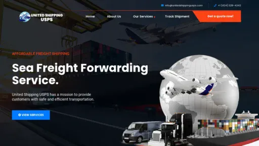 A screenshot of Unitedshippingusps.com