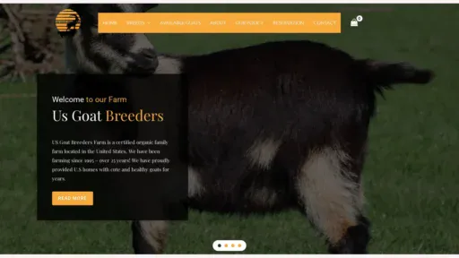 A screenshot of Usgoatbreeders.com